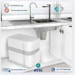AYSU Aura Cebilon Silver – Kompakte Umkehrosmoseanlage mit 8-Liter-Speichertank